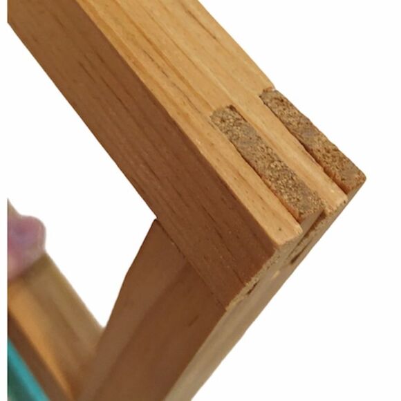 Vintage Embroidery Wood Stretcher Bars Plastic Hoop Bundle - Picture 9 of 15